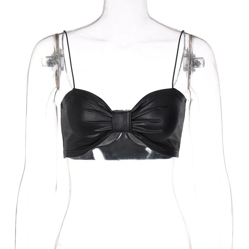 New Fashion Sexy Strappy Bow Vest