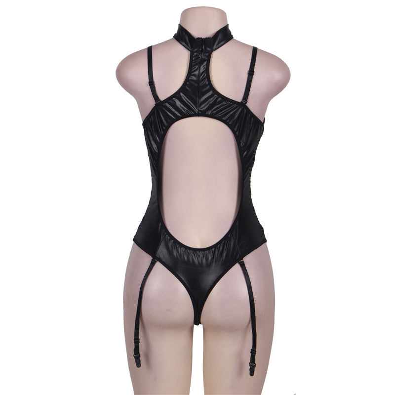Sexy Plus Size Siamese Garter Nightdress