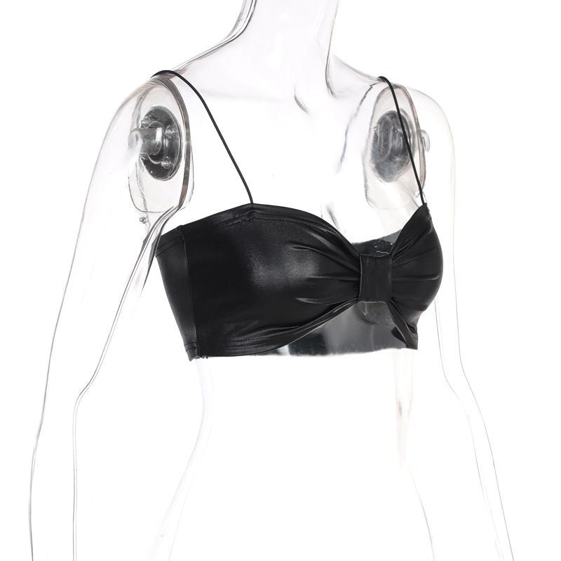New Fashion Sexy Strappy Bow Vest
