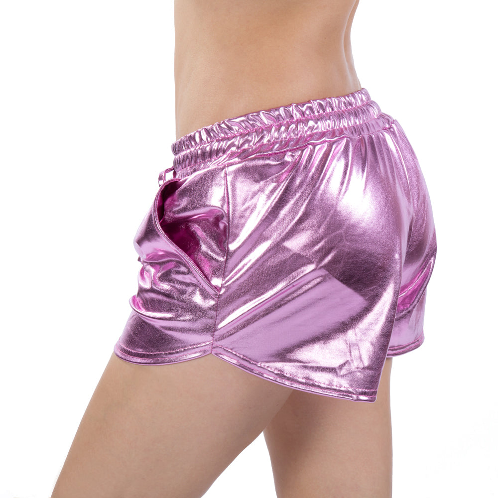 Blackout Flex Patent Shorts