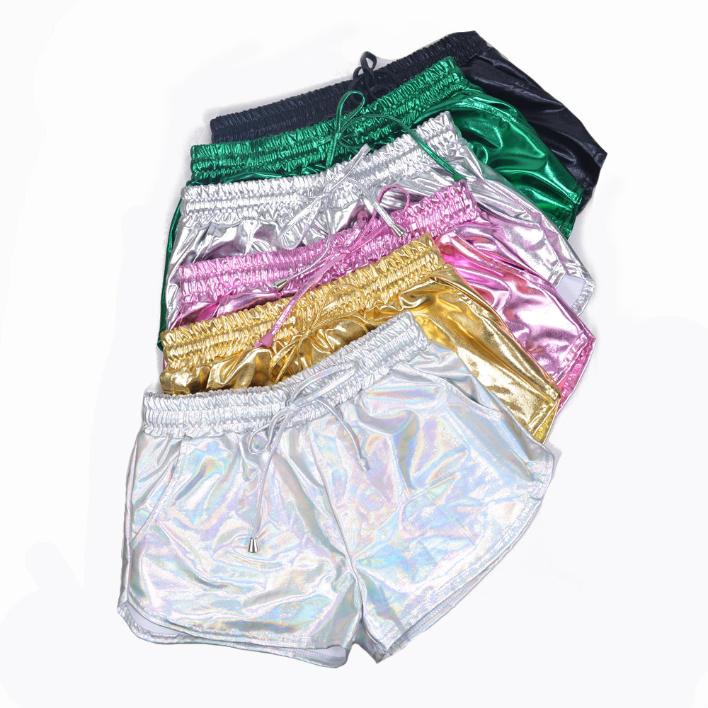 Blackout Flex Patent Shorts
