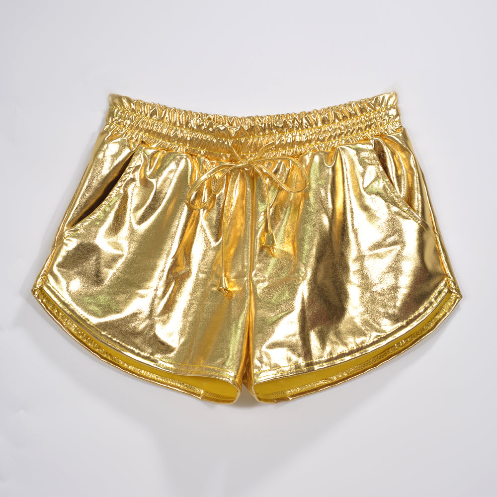 Blackout Flex Patent Shorts