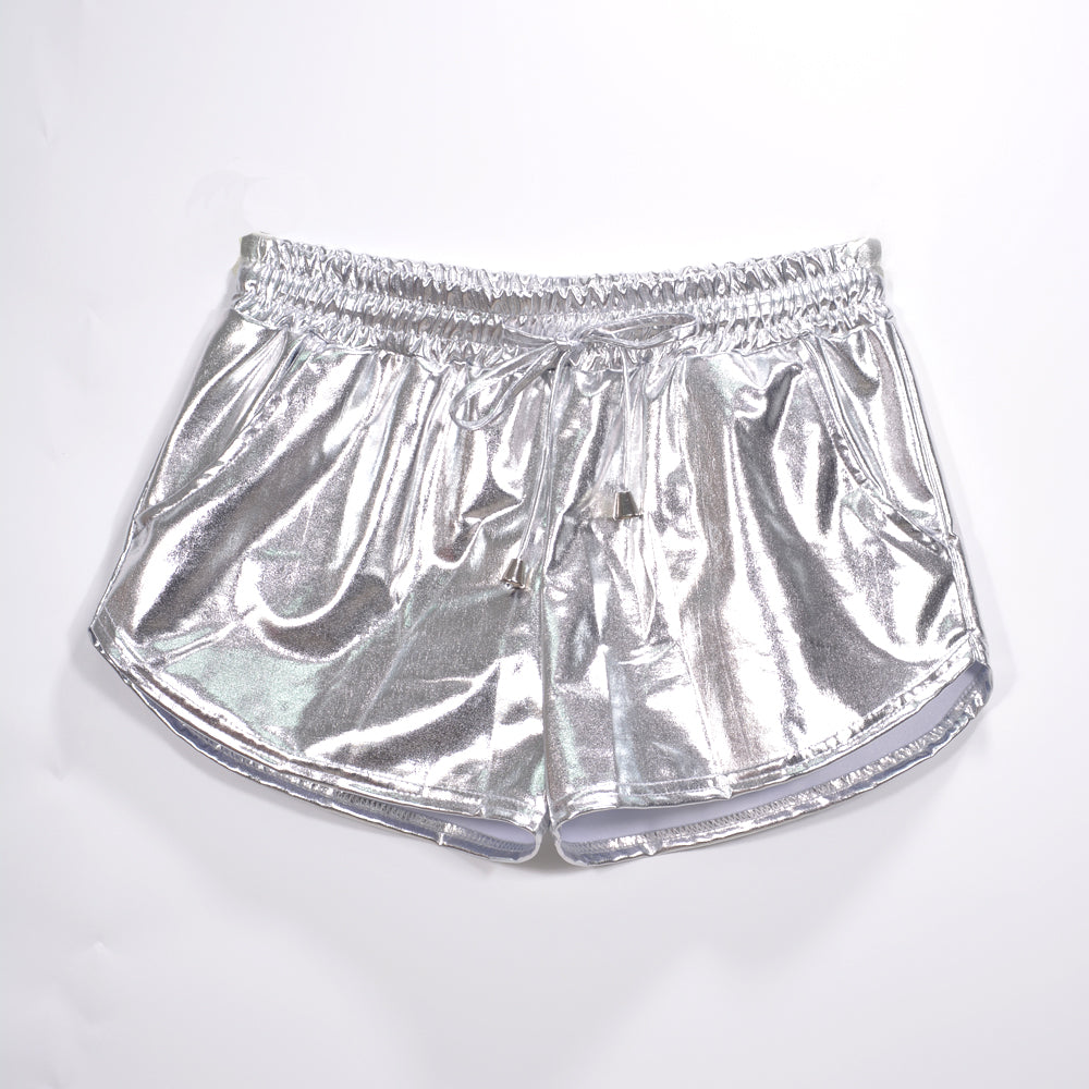 Blackout Flex Patent Shorts
