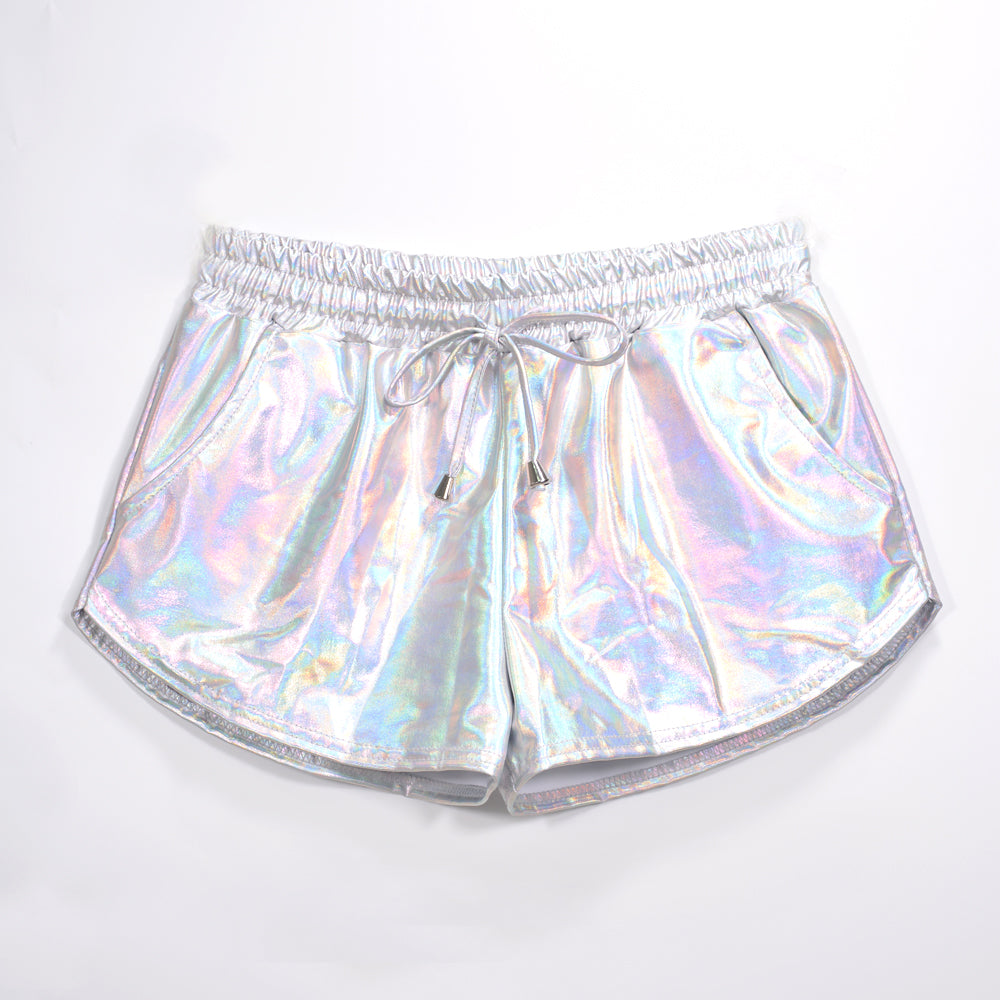 Blackout Flex Patent Shorts