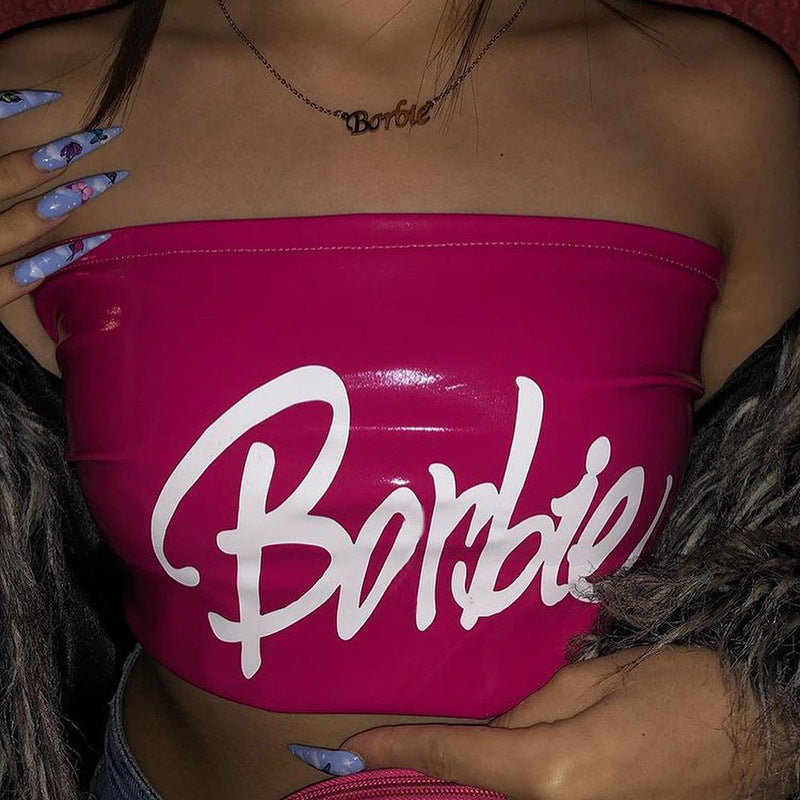 Rebel Doll Faux Leather Bandeau