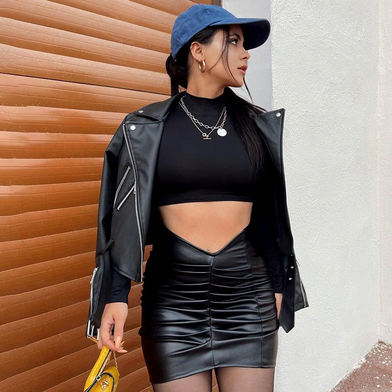 Luxe Hustler Ruched Skirt