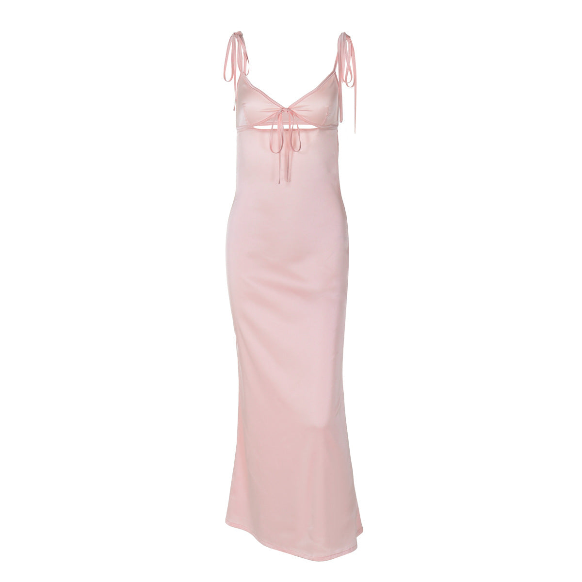 Blush Satin Slip Dress