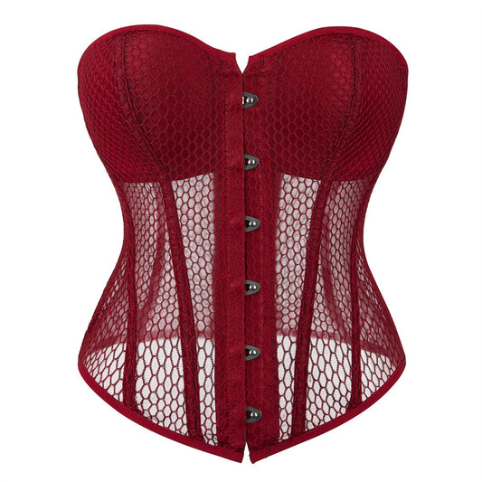 Mesh Temptress Corset Top