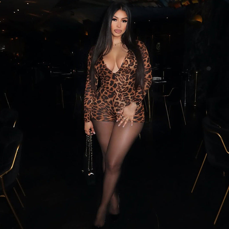 Prowl Leopard Bodycon Jumpsuit