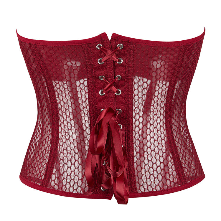 Mesh Temptress Corset Top