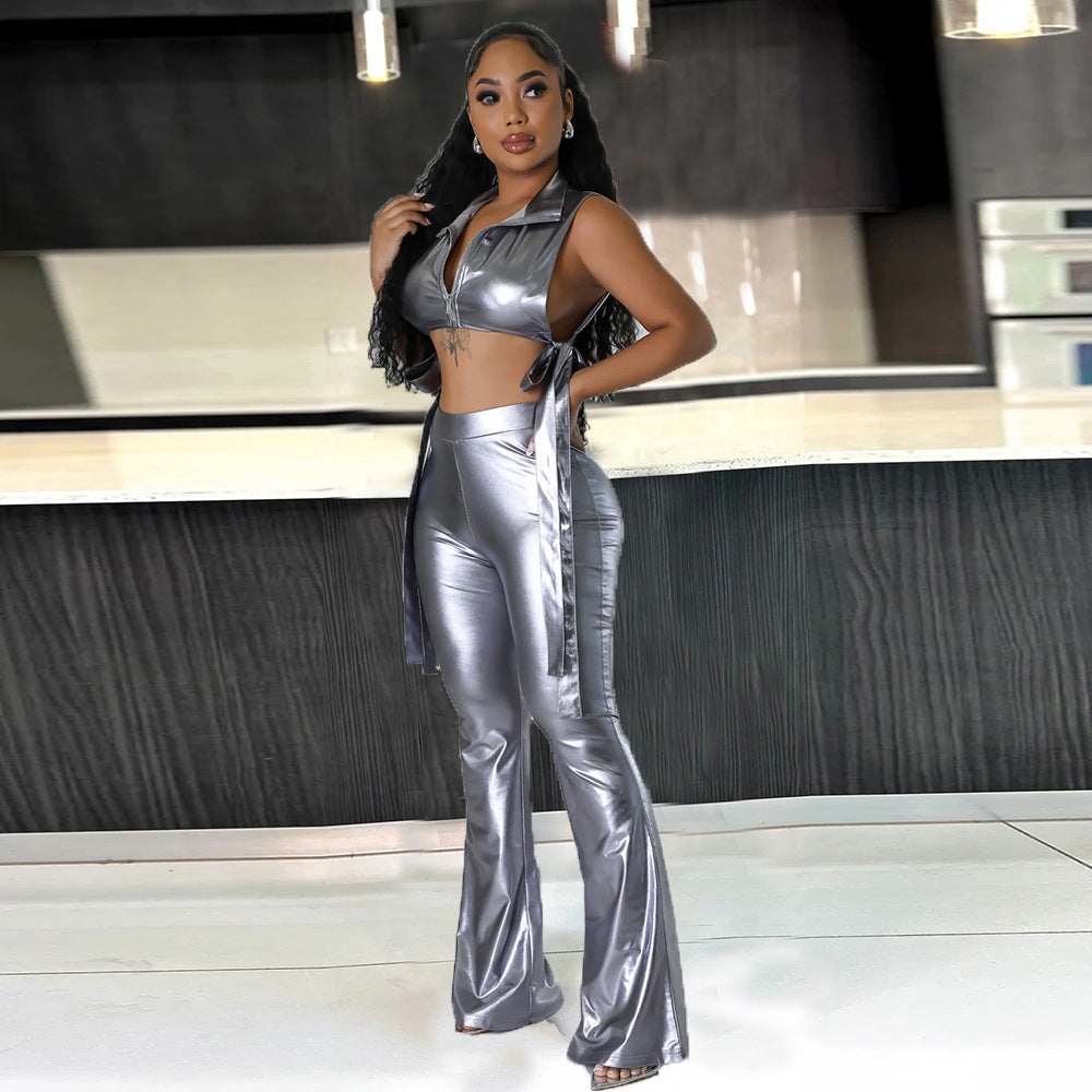 Chrome Hourglass 2-Piece Set