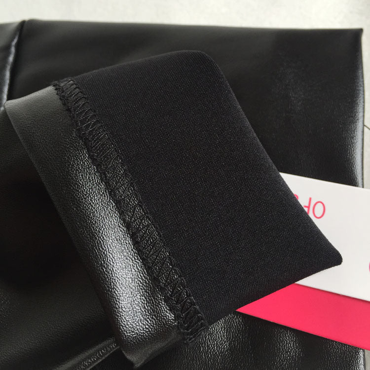 High Waist Leather Pants