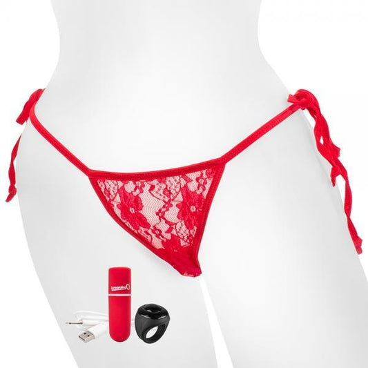 My Secret Charged Remote Control Panty Vibe Red O/S