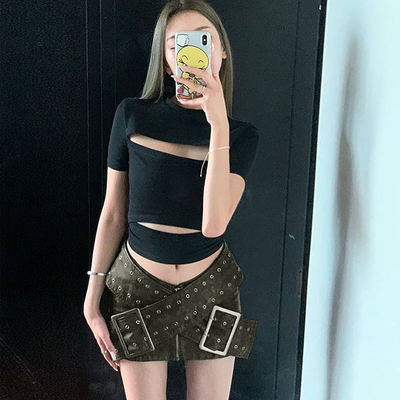 Sexy Summer Street Personality High Waist Slim Fit Skirt