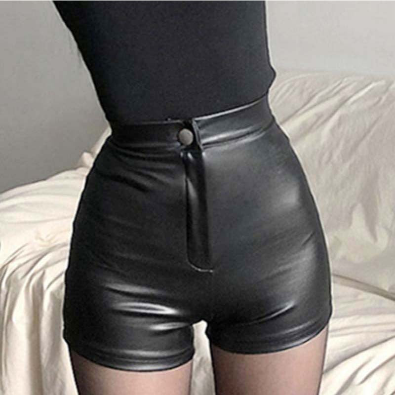 High End Shiny Short Shorts